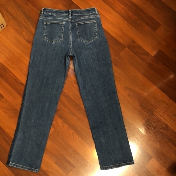 LOGO by Lori Goldstein Boyfriend High Rise Jeans Size 6 Medium Blue - Picture 3 of 9